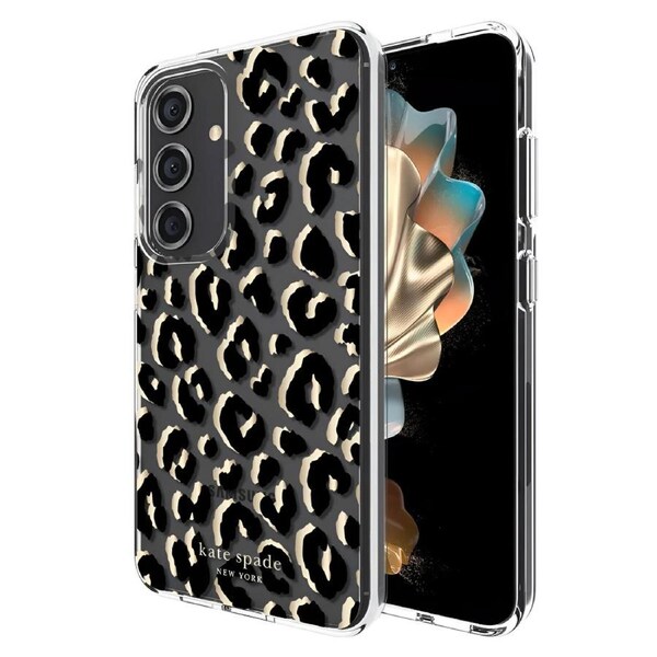 Kate Spade New York Protective Hardshell Case (Suits Galaxy S24) - City Leopard