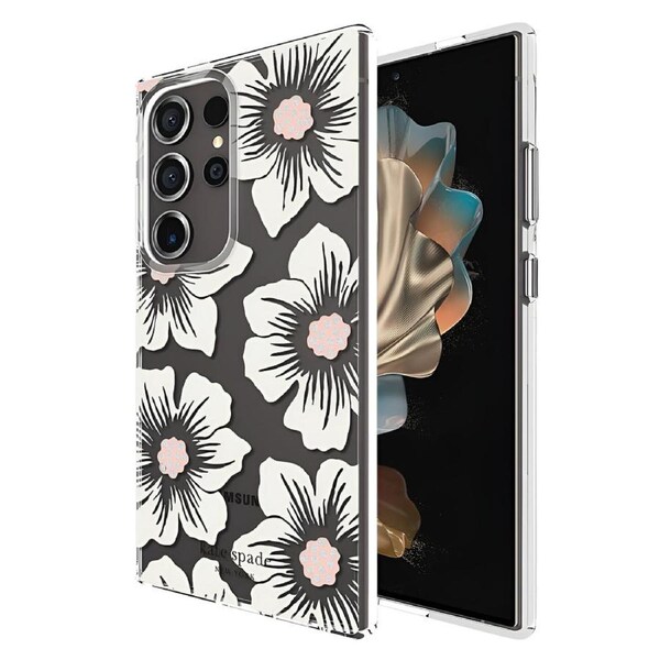 Kate Spade New York Protective Hardshell Case (Suits Galaxy S24 Ultra) - Hollyhock