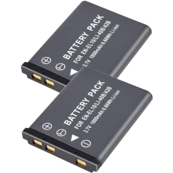2x Packs Li-40B Li-42B Replacement Battery Compatible with Olympus Stylus 1050 850 795 790 770 720 725 SW FE-330 FE-280 FE-220 FE-230 FE-340 FE-360 FE-4030 TG-310 VR-310 NP-45