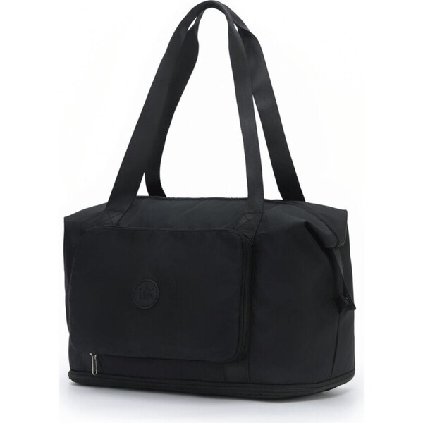 Tosca Lightweight Foldable & Expandable Flight Cabin Travel Tote Bag Black