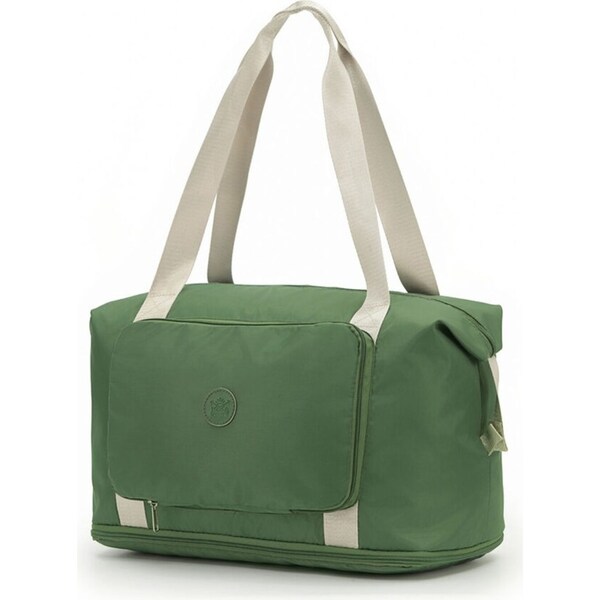 Tosca Lightweight Foldable & Expandable Flight Cabin Travel Tote Bag Moss