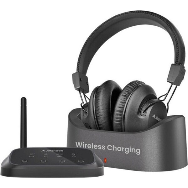 Avantree HT5009PLUS Boosted Volume Wireless Headphones For TV With Charging Dock