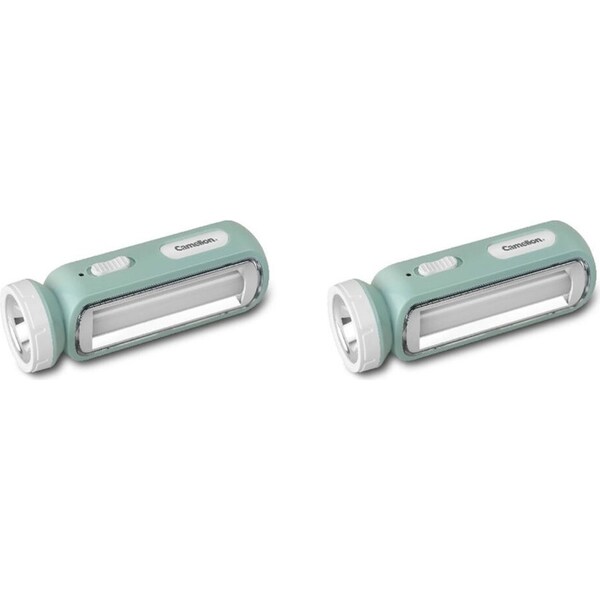 2x Camelion USB-C Rechargeable Lightweight Dual-Function Flashlight & Work Light