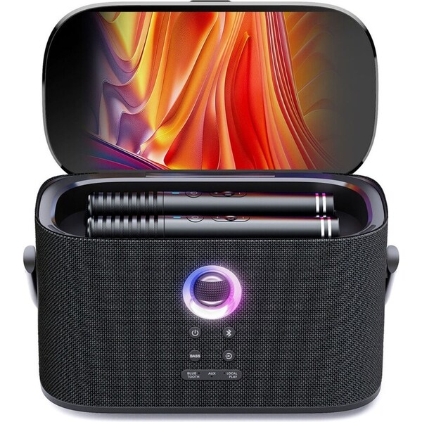 Ikarao Shell S2 Portable 140W Karaoke Speakers w/ 8" Touchscreen Display