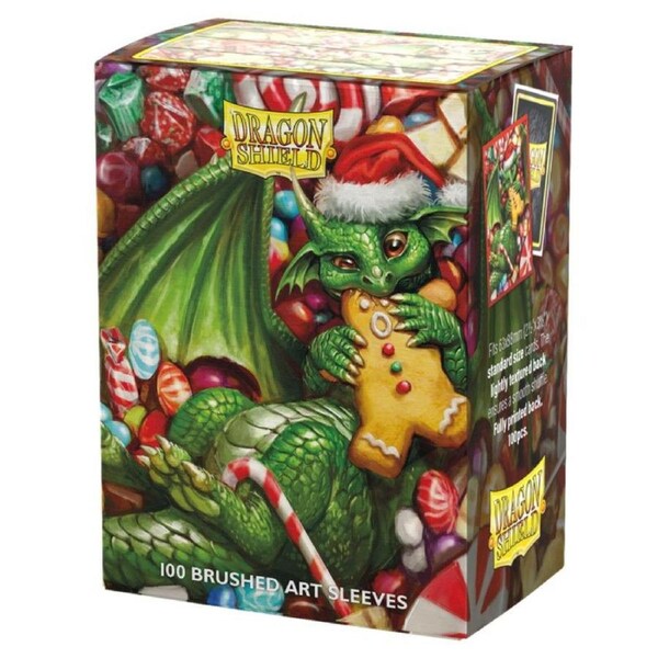 Dragon Shield: Christmas 2024 Brushed Art Sleeves 100 Pack