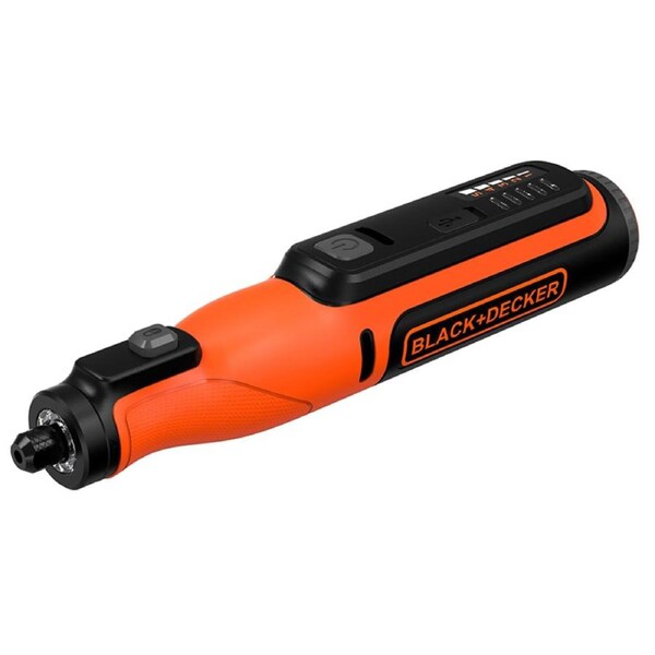 Black + Decker 8V Cordless Rotary Tool with 52 Accessories BCRT8IK-XE