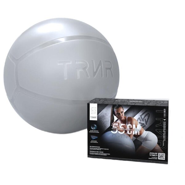 TRNR - 55cm Gym Ball (Light Grey)
