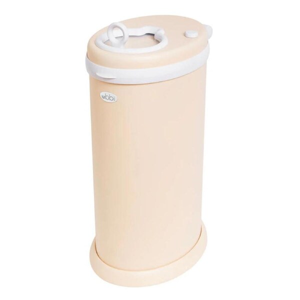 Ubbi Nappy Bin Diaper Pail - Matte Oat Milk