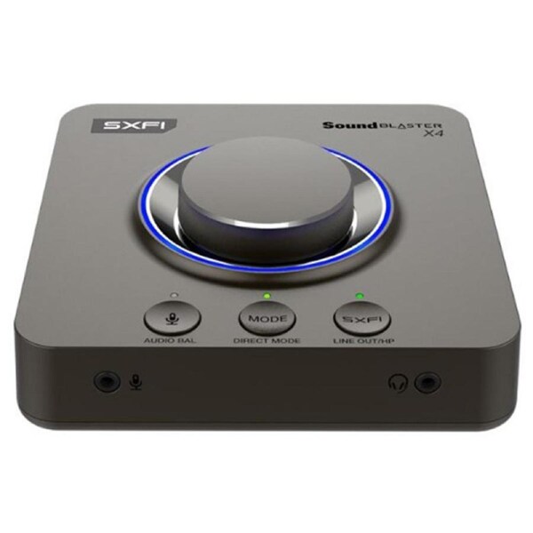 Creative Sound Blaster X4 Hi-res 7.1 External USB DAC and AMP Sound Card (70SB181500000)