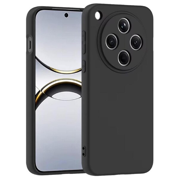 OPPO Find X8 Pro Ultra Slim Black Premium TPU Gel Back Case by MEZON – Shock Absorption (OPPO Find X8 Pro, Gel Black)