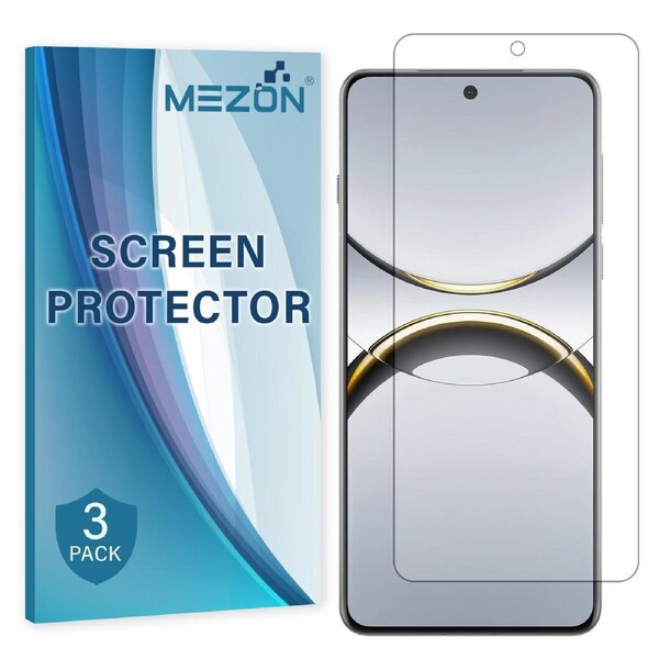 [3 Pack] OPPO Find X8 Pro Anti-Glare Matte Screen Protector Film by MEZON – Case Friendly, Shock Absorption (OPPO Find X8 Pro, Matte)