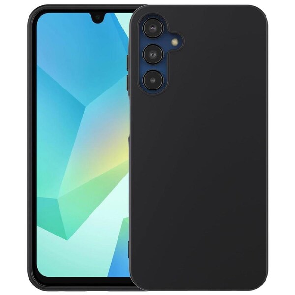 Samsung Galaxy A16 5G Slim Black Premium TPU Gel Back Case by MEZON – Shock Absorption (Galaxy A16 5G, Gel Black)