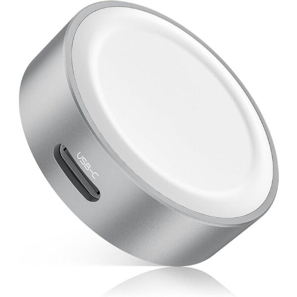 Elebase Magnetic Charger Adapter for Apple Watch,Reuse USB-C or iPhone Power Cable,Portable Travel Wireless Cordless Charging Dock for iWatch Ultra2/Ultra,Series SE 9 8 7 6 5 4,44mm 42mm 40mm 38mm