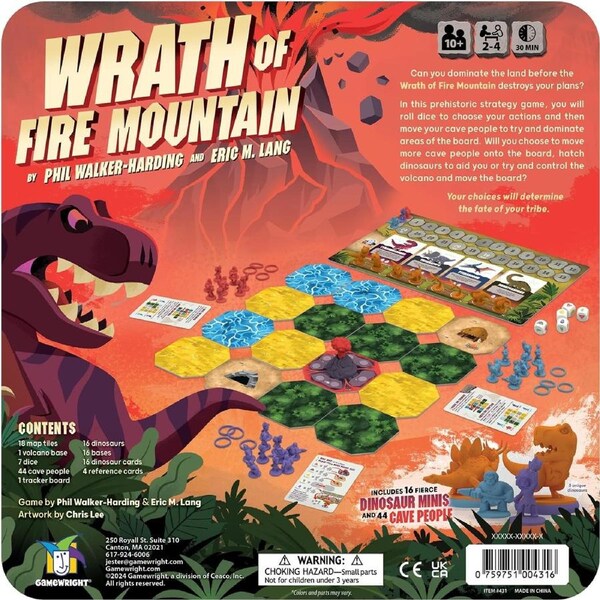 Wrath of Fire Mountain Board Game