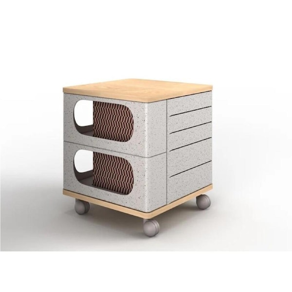 UFOU Fitin Helix Modular Storage Cabinet Unit (5 Revolving Doors)