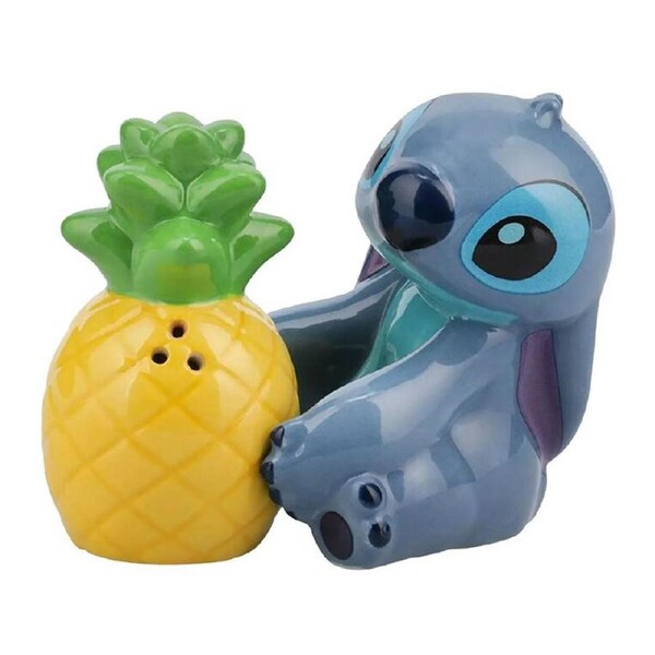 Disney Lilo and Stitch Stitch with Pineapple Salt and Pepper Shakers