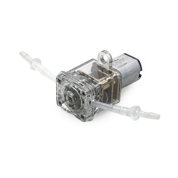 GROTHEN&nbsp;Peristaltic Pump Dosing Pump 3V Mini Pump Liquid Self-priming 1ml/min Water Pump Silicone Tube for Aquarium Tank Lab Chemical Analysis 1mm ID x 2mm