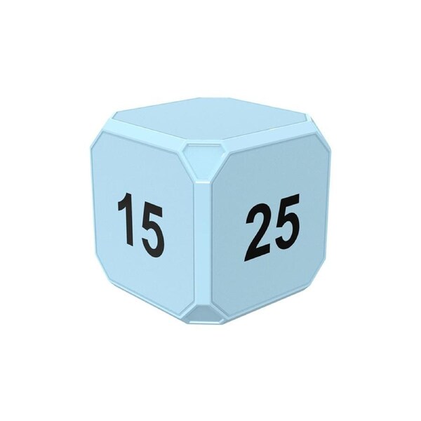 Cube Timer Gravity Sensor Rotating Timer Squre Work Out Custom with LED Screen Vibrate and Sound Alarm Silent Operation 5/15/25/45 Minutes for Kids Kitche