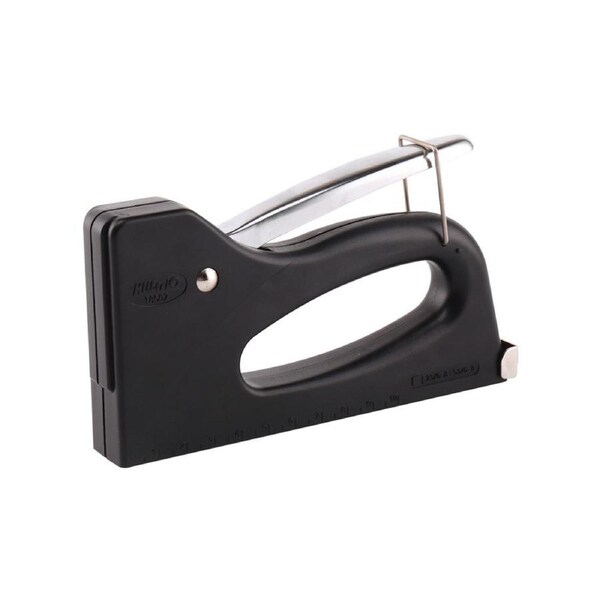 Stapler with 1000Pcs Door-type Staple Hand Operated Staple Tacker Light Duty Stapler for Crafts Decoration Material Fixing Woodworking Furniture