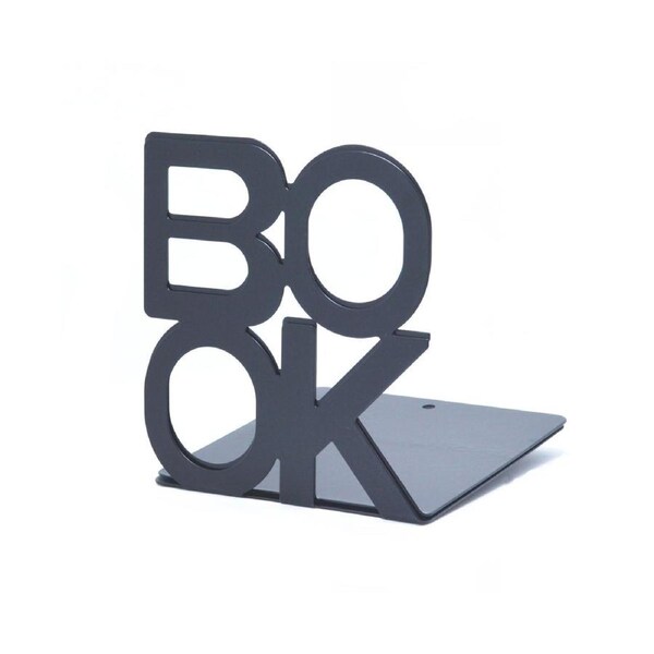 Metal Bookends Non-Slip Decorative Book Ends Support 4.9 x 5.1 x 5.5 Inch Book Shelf Holder Stand Book Stoppers Desk Organizer for Shcool Office Home