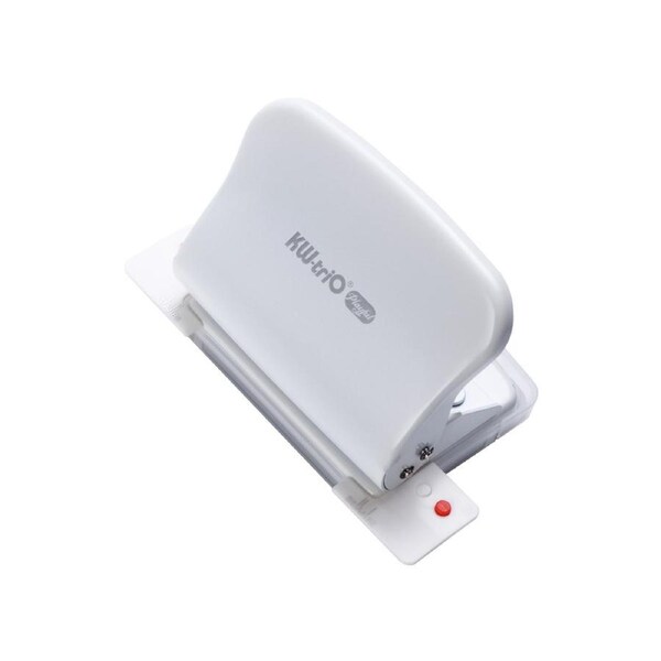 10-Hole Paper Punch Handheld Metal Puncher Support Multiple 20/26/30 Hole Punching 10 Sheet Capacity 5.5mm Aperture for A4 A5 B5 Notebook Scrapbook