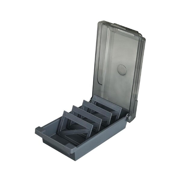 JIELISI Name Card Box Business Card Holder For Desk With Dividers And Index Tabs For Men And Wowen(500 Cards Capacity)