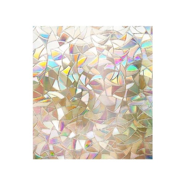 3D Non-Adhesive Window Film Decorative Privacy Static Clings Window Stickers Glass Film