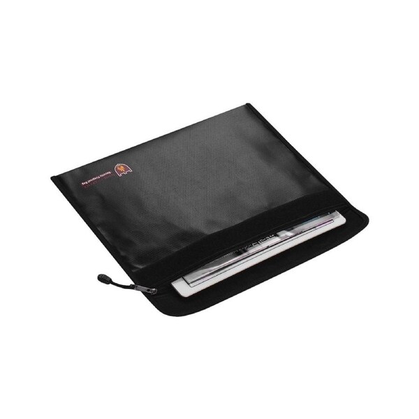 Fireproof Document Bag Silicone Coated Fire Resistant Money File Folder Holder Organizer Safe Storage for Office Home Bank Cards Passport Valuables Jewlry