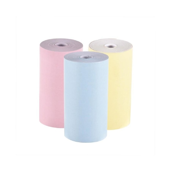 Color Thermal Paper Roll 57*30mm (2.17*1.18in) Bill Receipt Photo Paper Clear Printing for PeriPage A6 Pocket Thermal Printer for PAPERANG P1/P2
