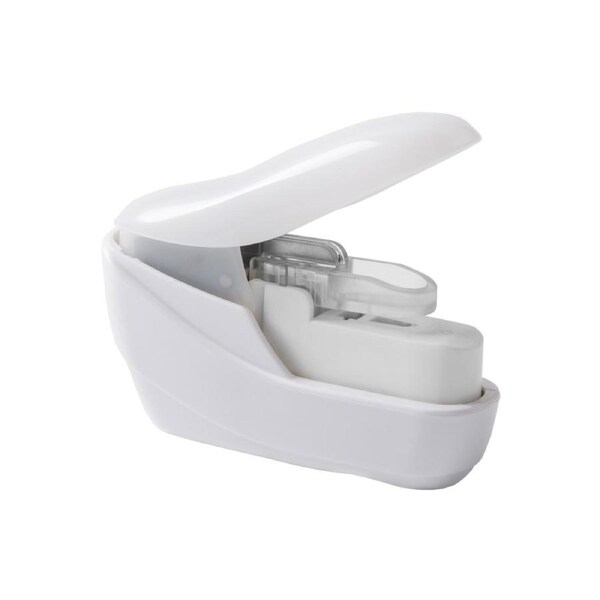 Hand-held Mini Safe Stapler No Staples Stapleless 4 Sheets Capacity for Paper Binding Shop School Office Home Supplies