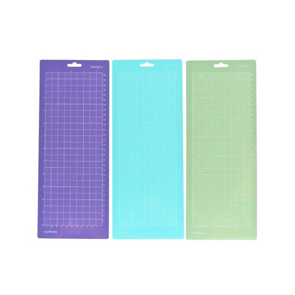 3PCS 12*4.5 Inch Replacement Cutting Mat Adhesive Non-Slip Gridded Cutting Mats Compatible with Silhouette Cameo Cutting Machine Explore Plotter Machine
