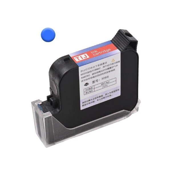 308S Ink Cartridge Replacement Quick-Drying 45ml for M20/T50 Handheld Inkjet Printer(Blue)