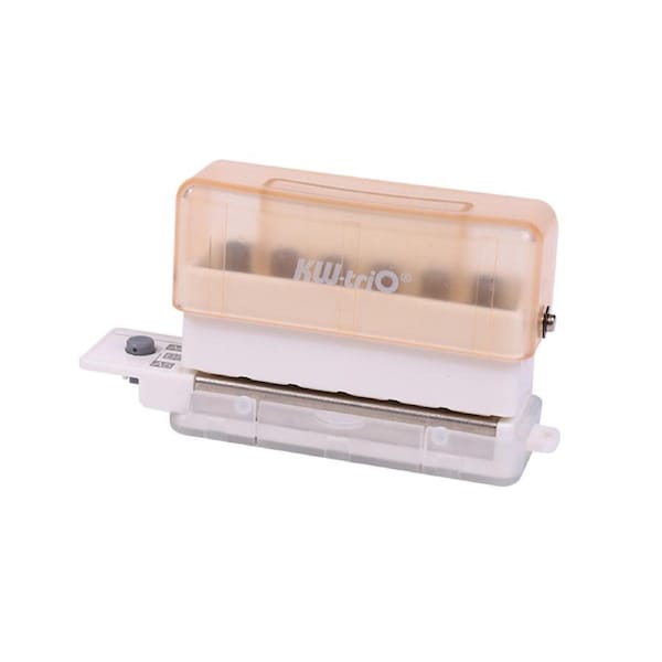 6-Hole Paper Punch Handheld Mini Puncher Support Multiple 20/26/30 Hole Punching 5.5mm Aperture for A4 A5 B5 Notebook Scrapbook Diary Planner Calen