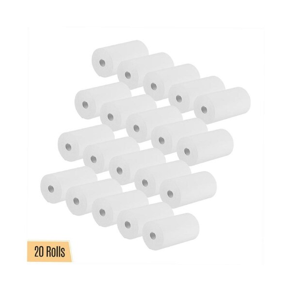 Thermal Paper Rolls 57*30mm Printer Paper Cash Register Rolls for Supermarket POS Receipt Paper Printing 20 Rolls