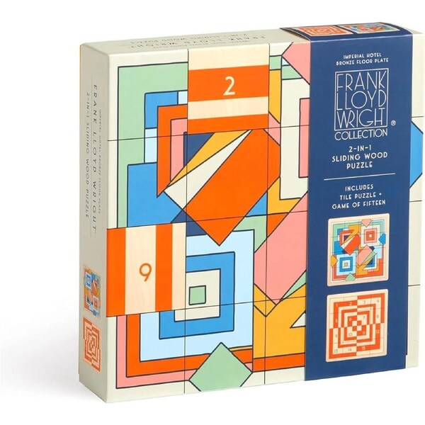 Galison - Frank Lloyd Wright Imperial Hotel 2-in-1 Sliding Puzzle