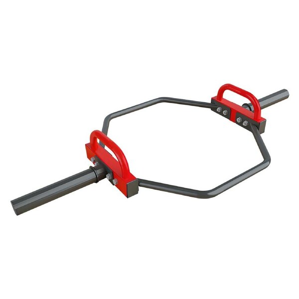 fitnessLAB Hex Trap Bar 200kg Barbell Olympic Weight Lifting Trap Deadlift Bar