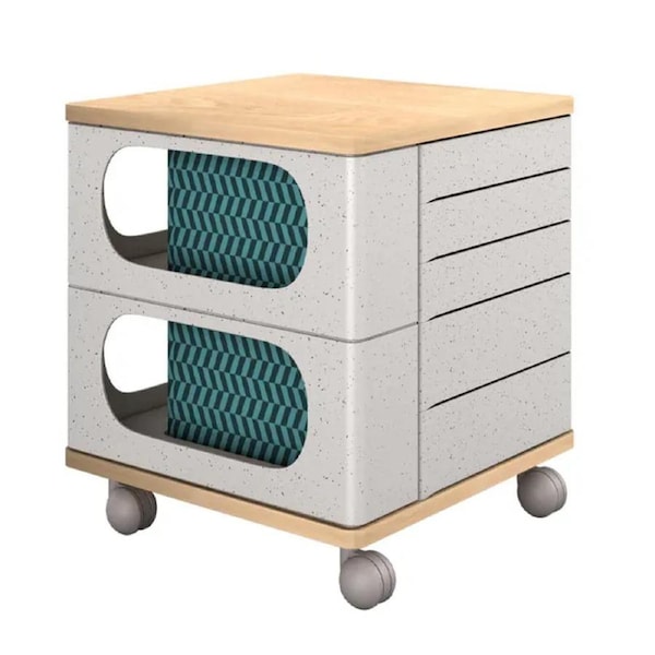 UFOU Fitin Helix Modular Storage Cabinet Unit (5 Revolving Doors)