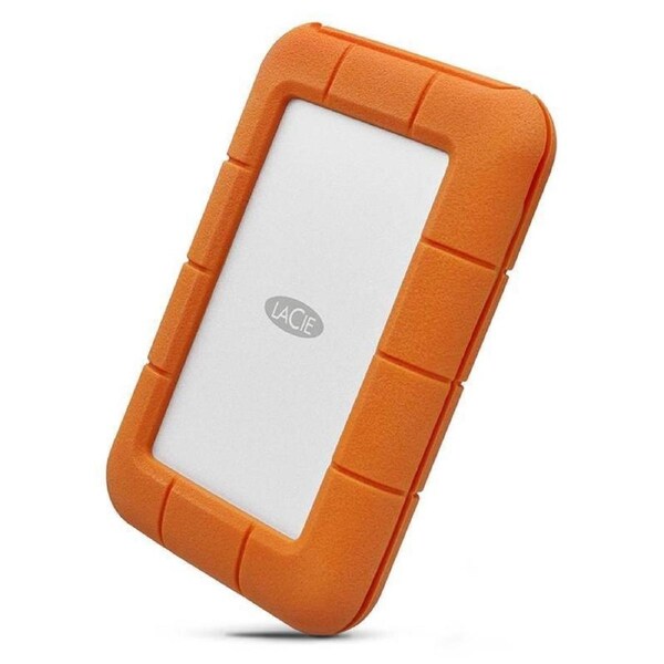 LaCie 5TB Rugged USB-C Portable External Hard Drive - USB-C to USB-C Cable included (STFR5000800)
