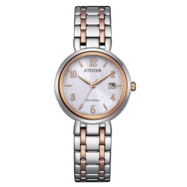 Citizen Eco-Drive Silver Dial Stainless Steel Dress Women's Watch (EW2696-84A)
