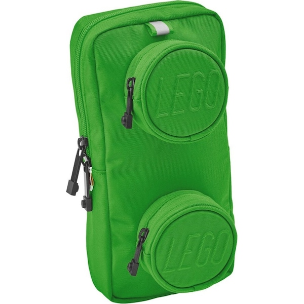 Lego Brick 1x2 Sling Bag Crossbody Carry Pouch Unisex 25.5cm Bright Green