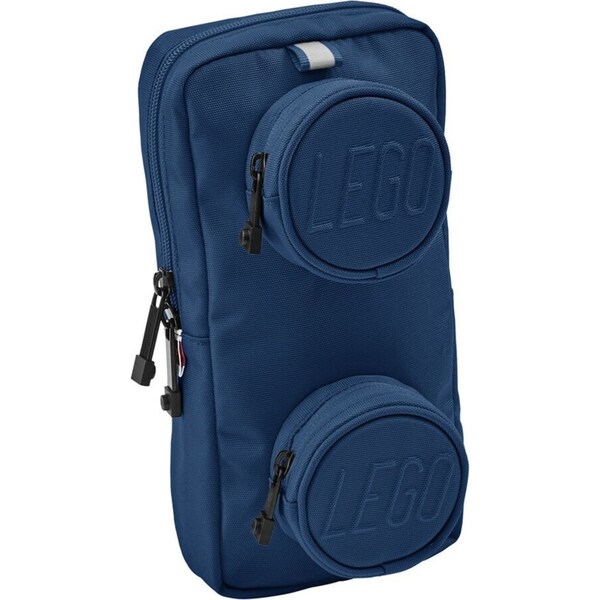 Lego Brick 1x2 Sling Bag Crossbody Carry Pouch Unisex 25.5cm Earth Blue