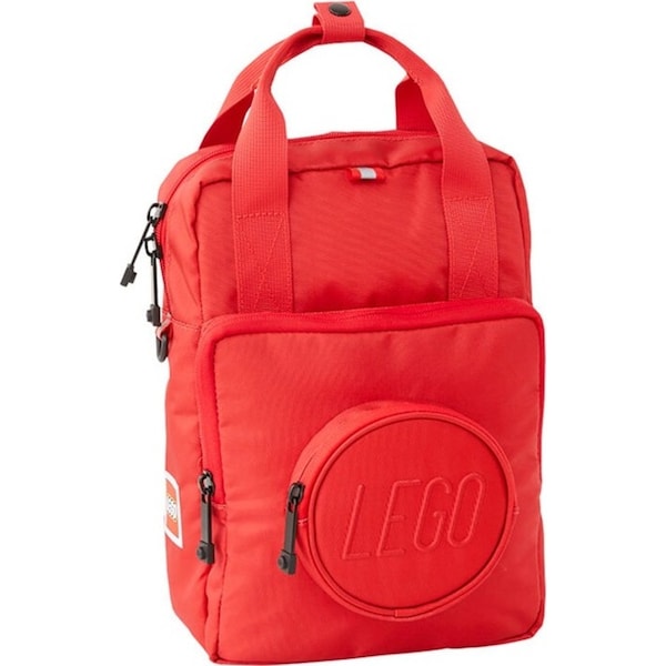 Lego Brick 1x1 Kids/Children Backpack Zippered School Bag 29cm Bright Red