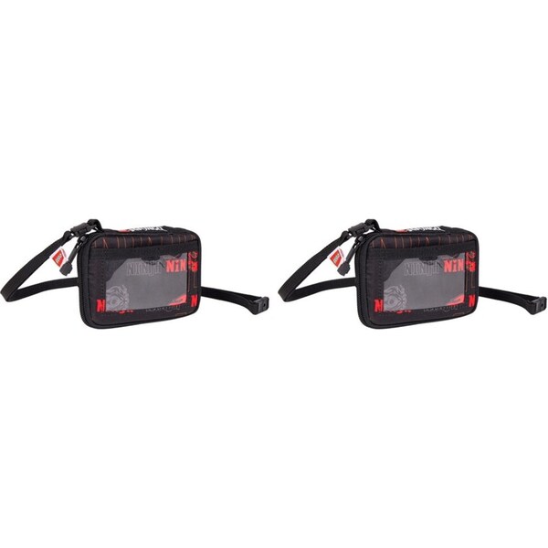 2x Lego Kids Card Wallet w/ Coin Money Holder Ninjago Dragon Energy 8x11.5cm