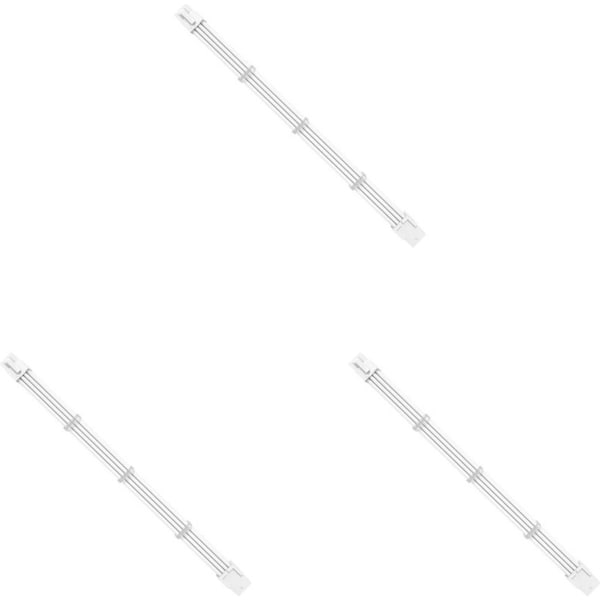 3x Cruxtec PP-8P62-35WH PCI-E 8Pin Female to 6+2Pin Male Cable Cord 35cm White