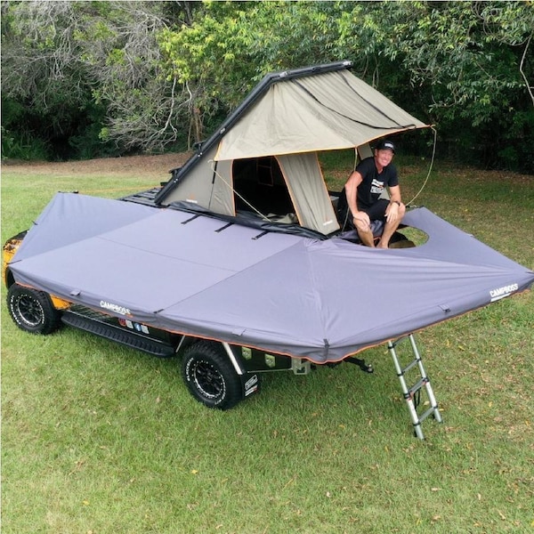 Campboss Shadow 270Xl Awning W/Zip Opening For Rtt - CB-S270XLRTT