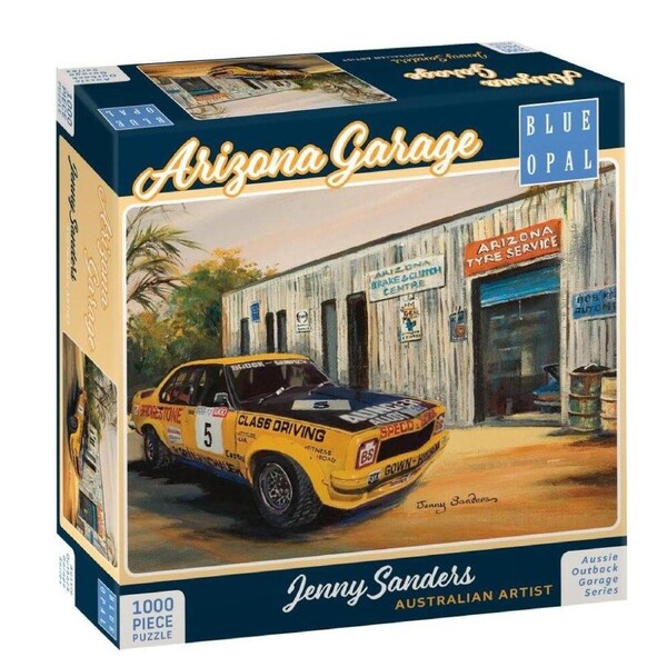 Blue Opal - Jenny Sanders Arizona Garage Puzzle 1000 Pce