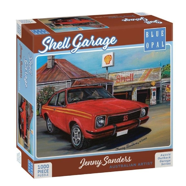 Blue Opal - Jenny Sanders Shell Garage Puzzle 1000 Pce