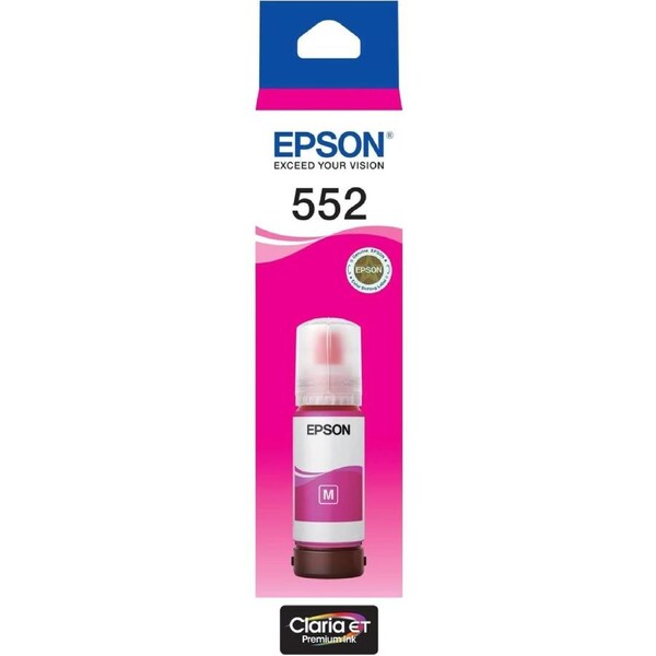 Epson T552 Magenta EcoTank 552 Ink Bottle Toner C13T06W392 Genuine Original