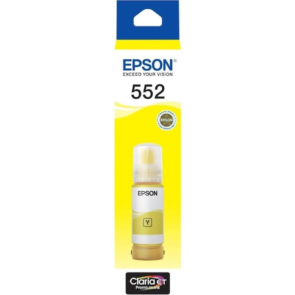 Epson T552 Yellow EcoTank 552 Ink Bottle Toner C13T06W492 Genuine Original