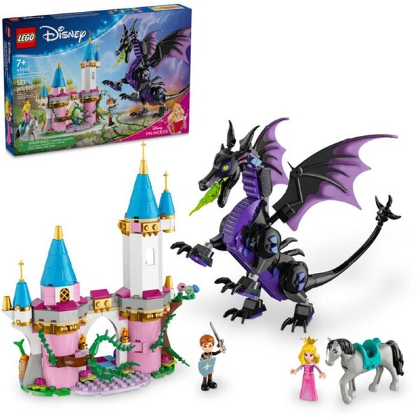 LEGO 43240 - Disney Maleficent's Dragon Form and Aurora's Castle